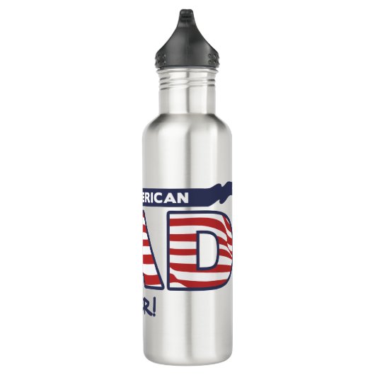 Best American Dad Ever Edelstahlflasche (Rechts)