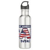 Best American Dad Ever Edelstahlflasche (Vorderseite)