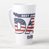 Best American Dad Ever Milchtasse (Linke Ecke)