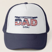Best American Dad Ever Truckerkappe (Vorderseite)