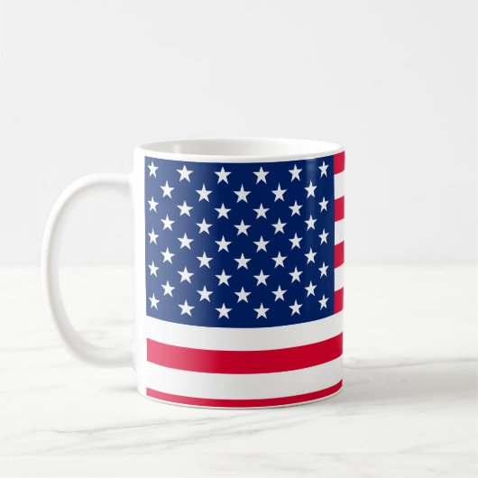 Best American Patriotic Design Kaffeetasse (Links)