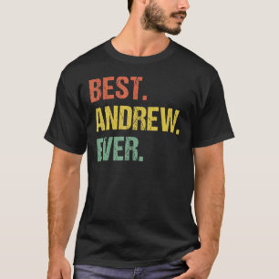 Best Andrew je Retro Funny Name Spaß Nickname T-Shirt