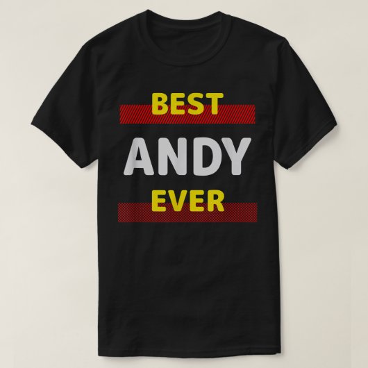 Best Andy Ever Friends Name Buddy Nickname Persona T-Shirt (Design vorne)