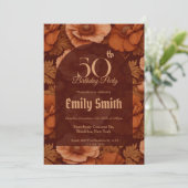 Best Anemones Sparkle Kids’ Birthday Einladung (Stehend Vorderseite)