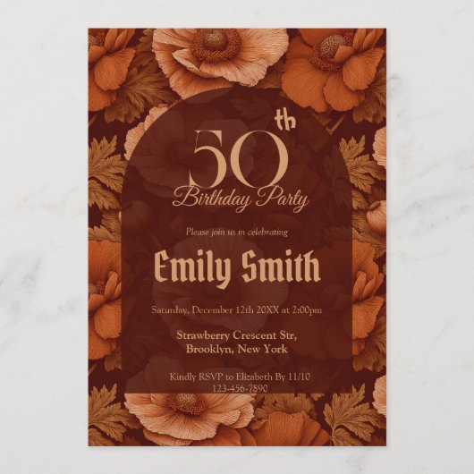 Best Anemones Sparkle Kids’ Birthday Einladung (Vorderseite)