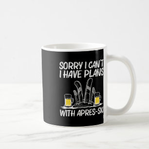 Best Apres Ski Art für Damen Skifahren Ski Wint Kaffeetasse