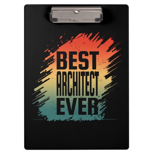 BEST ARCHITECT EVER KLEMMBRETT (Vorderseite)