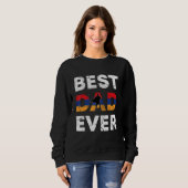 Best Armenian Dad Ever Armenia Daddy Father s Day Sweatshirt (Vorne ganz)