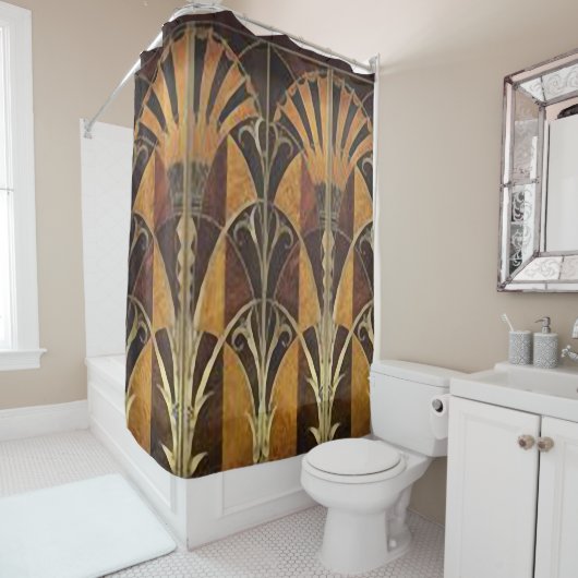 BEST ART DECO PANELS   DUSCHVORHANG (Beispiel)