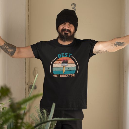 Best Art Director - Retro Art Director T-Shirt