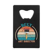 Best Art Director Retro - Crew-Geschenk Geldbeutel Flaschenöffner (Vorderseite)