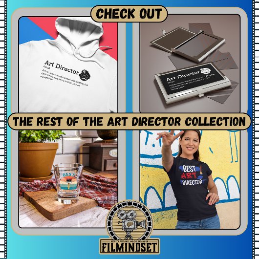 Best Art Director - Retro Style Shot Glass Schnapsglas