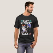 Best Astronaut Ever Christmas Basketball Holiday C T-Shirt (Vorne ganz)