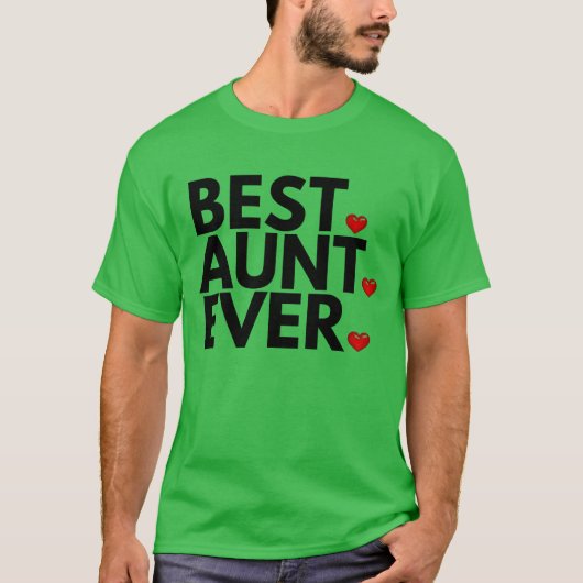 BEST AUNT EVA T-Shirt (Vorderseite)