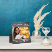 Best Aunt Ever Custom Foto Rustic Chalkboard Fotoplatte (InSitu)