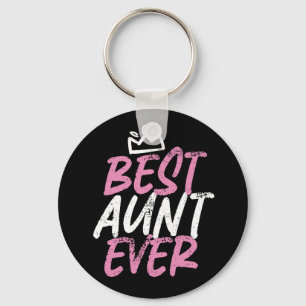 Best Aunt Ever Cute and Funny BAE Auntie Schlüsselanhänger