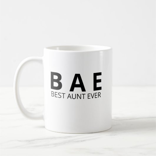 Best Aunt Ever Mug, BAE Aunt Mug, Aunt Gift Mug Kaffeetasse (Links)