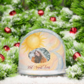 Best Aunt Ever Sun and Moon Photo Thoughtful Gift Schneekugeln (Weihnachten)