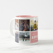 Best AUNT jemals Custom Foto Tasse (Vorderseite Links)