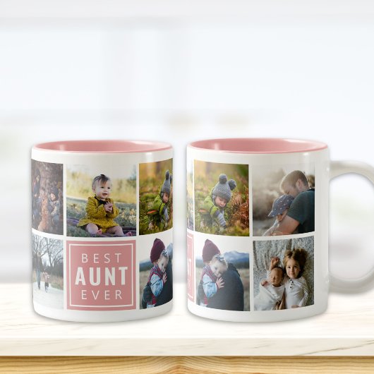 Best AUNT jemals Custom Foto Tasse