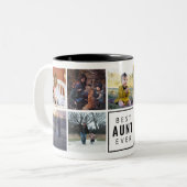 Best AUNT jemals Custom Foto Tasse (Vorderseite Links)