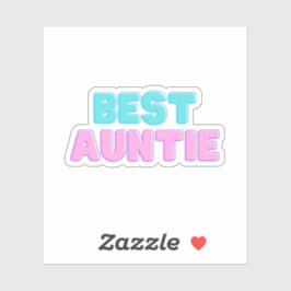 Best Auntie Aufkleber