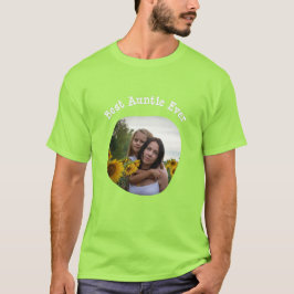 Best Auntie Ever BAE lädt Ihr quadratisches Foto h T-Shirt