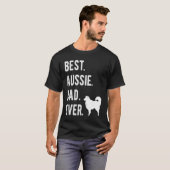 Best Aussie Dad Ever Australian Shepherd Mens Da T-Shirt (Vorne ganz)