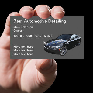 Best Auto Detailinformationen für Visitenkarten Visitenkarte