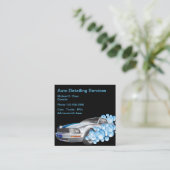 Best Auto Detection Quadratische Visitenkarte (Stehend Vorderseite)