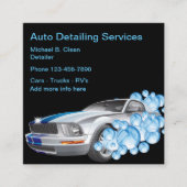 Best Auto Detection Quadratische Visitenkarte (Vorderseite)