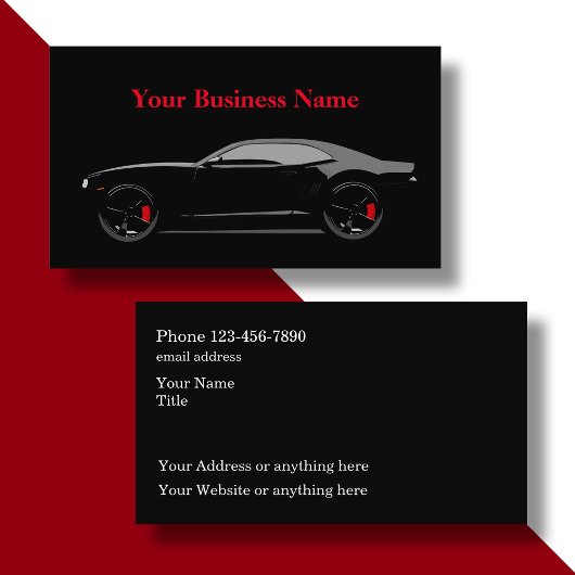 Best Automotive Business Cards Visitenkarte