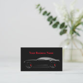 Best Automotive Business Cards Visitenkarte (Stehend Vorderseite)