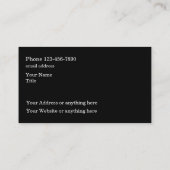 Best Automotive Business Cards Visitenkarte (Rückseite)