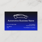 Best Automotive Double Side-Visitenkarten-Vorlage Visitenkarte (Rückseite)