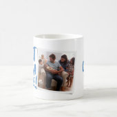 Best Baba Ever moderner fotografisch-blauer Vater- Kaffeetasse (Mittel)
