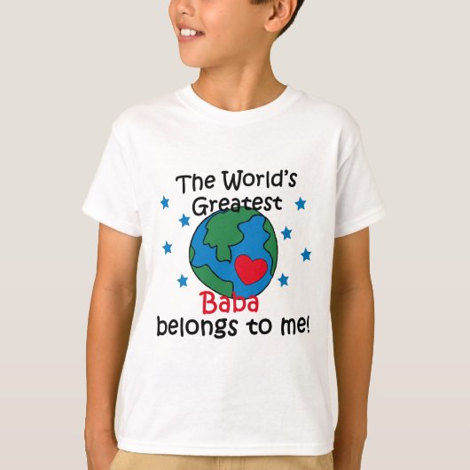 Best Baba gehört mir T-Shirt (Vorderseite)