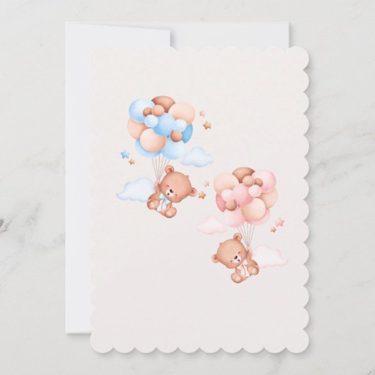 Best Baby Show Boy oder Girl Einladung (Rückseite)