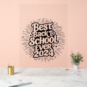Best Back to School 2024 Design Acrylschild (Hochzeit)