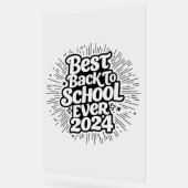 Best Back to School 2024 Design Acrylschild (Winkel)