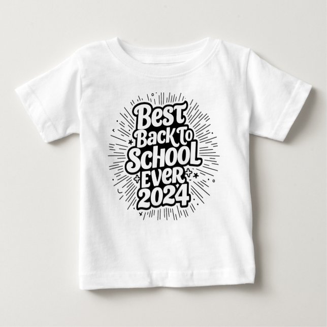 Best Back to School 2024 Design Baby T-shirt (Vorderseite)