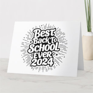 Best Back to School 2024 Design Dankeskarte