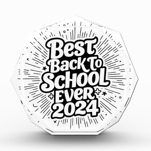 Best Back to School 2024 Design Fotoblock (Vorderseite)