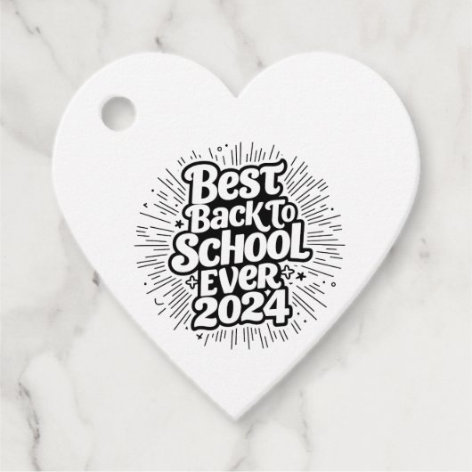 Best Back to School 2024 Design Geschenkanhänger (Vorderseite)