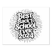 Best Back to School 2024 Design Gummistempel (Prägung)