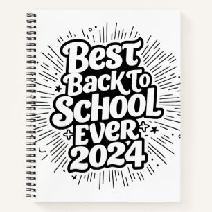 Best Back to School 2024 Design Notizblock