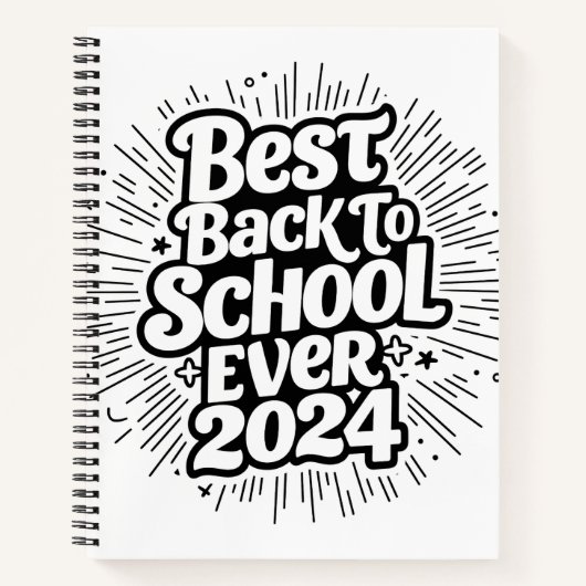 Best Back to School 2024 Design Notizblock (Vorderseite)