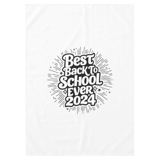 Best Back to School 2024 Design Tischdecke (Vorderseite)