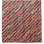 Best Bacon Muster Duschvorhang (Vorderseite)