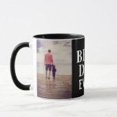 Best Bad Ever Vatertag 2 FotoCollage Tasse (Links)